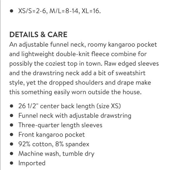 NEW • Ugg • Astrid Poncho Sweatshirt Navy Blue - Picture 3 of 5